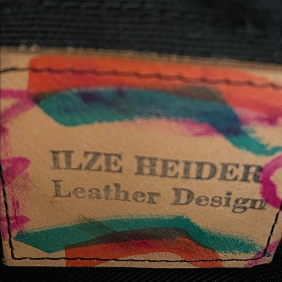 NEW Heifer Studio Artisan Made Abstract Designs Brown Leather Bag Crossbody - Picture 7 of 7